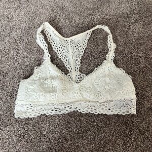 Aerie Ivory Lace Bralette
